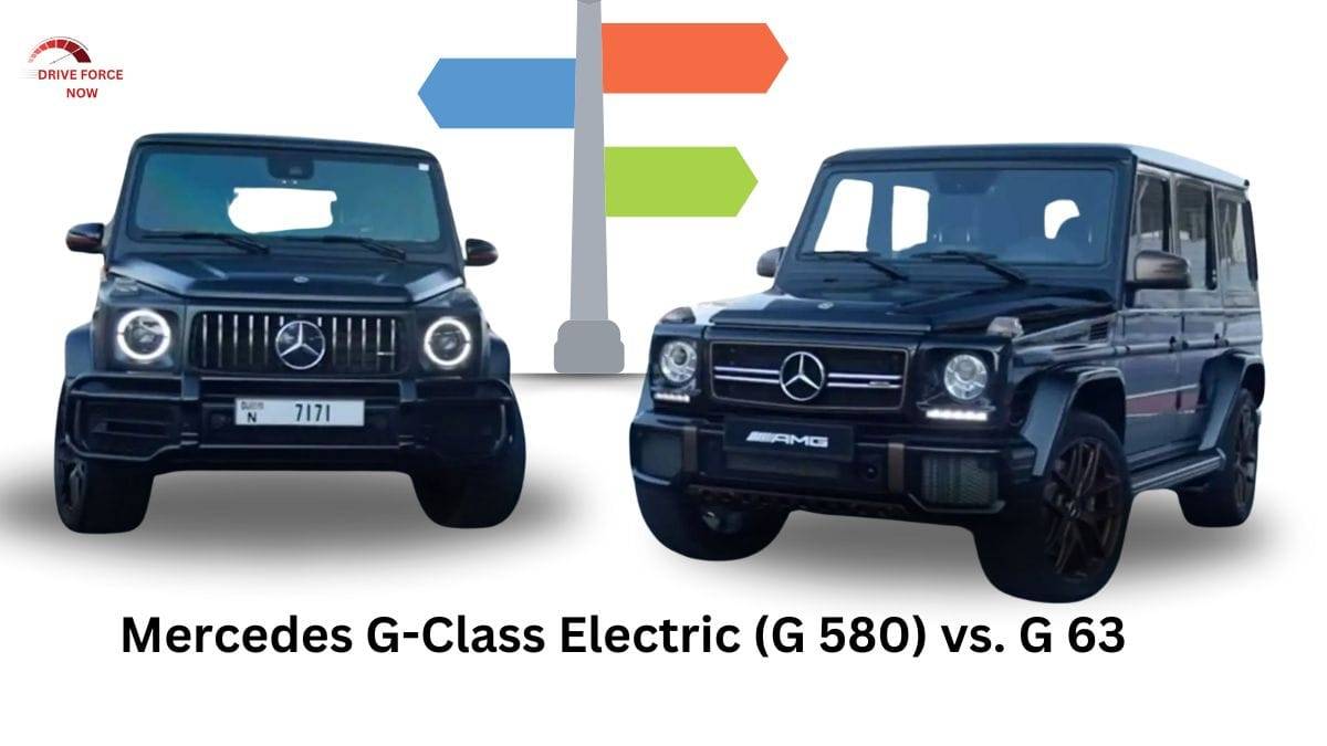 Mercedes G-Class Electric (G 580) vs. G 63: A Detailed Comparison